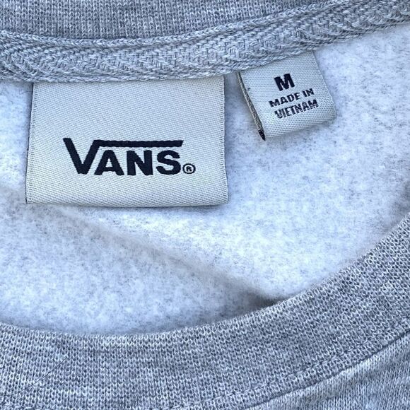 Vans Light Gray & Burgundy Logo Sweatshirt. Size Large. EUC! - Picture 3 of 5